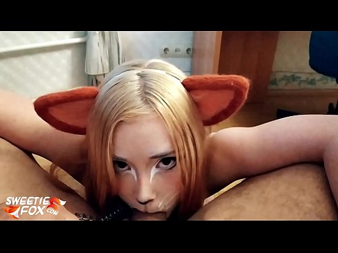 ❤️ Kitsune swallow dick agus cum na beul ️  Bhidio gnè  leinn  ❌